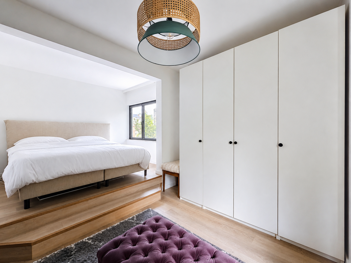 Messidor / Brugmann : Bel appartement meublé de 2 chambres 