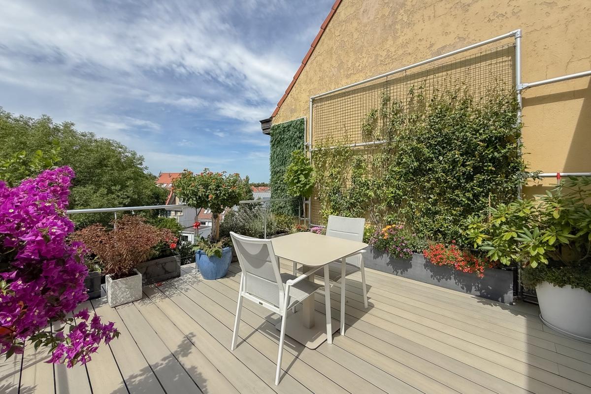 Place Brugmann, sublime triplex 3 ch  rénové avec terrasse