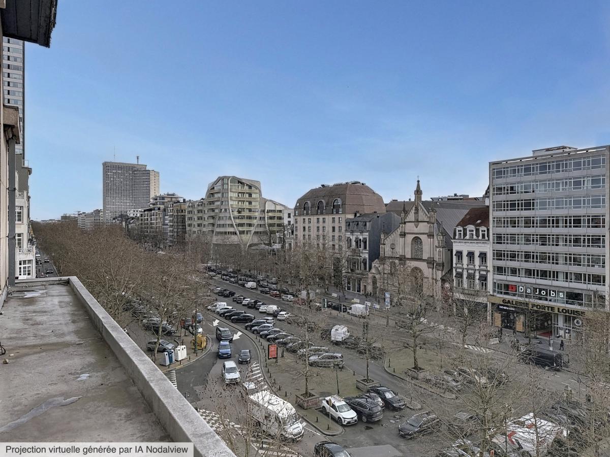 Boulevard Waterloo : Bel appartement meublé de 2 chambres