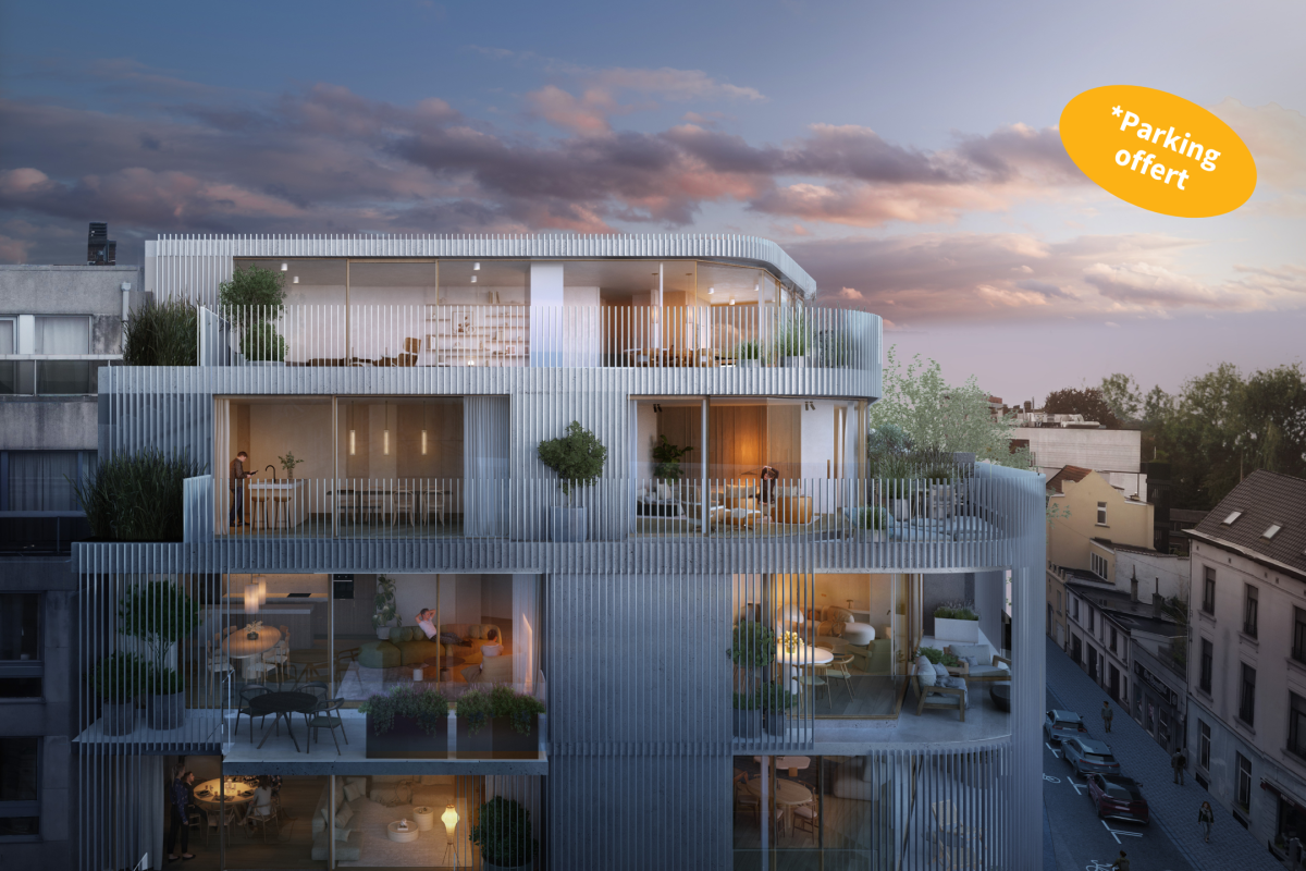 Parc Tenbosch/Châtelain Penthouse neuf 199m² 3ch terr 50m²