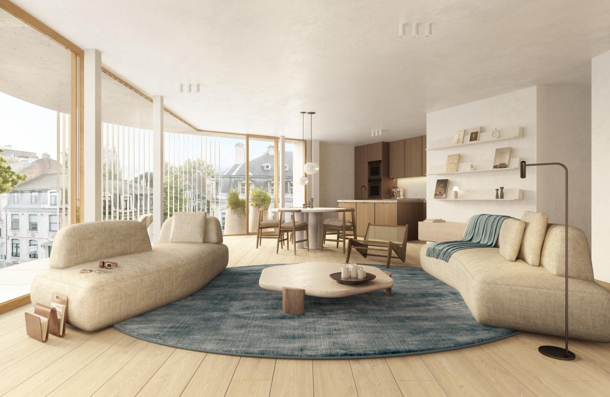 Parc Tenbosch/Châtelain Penthouse neuf 199m² 3ch terr 50m²