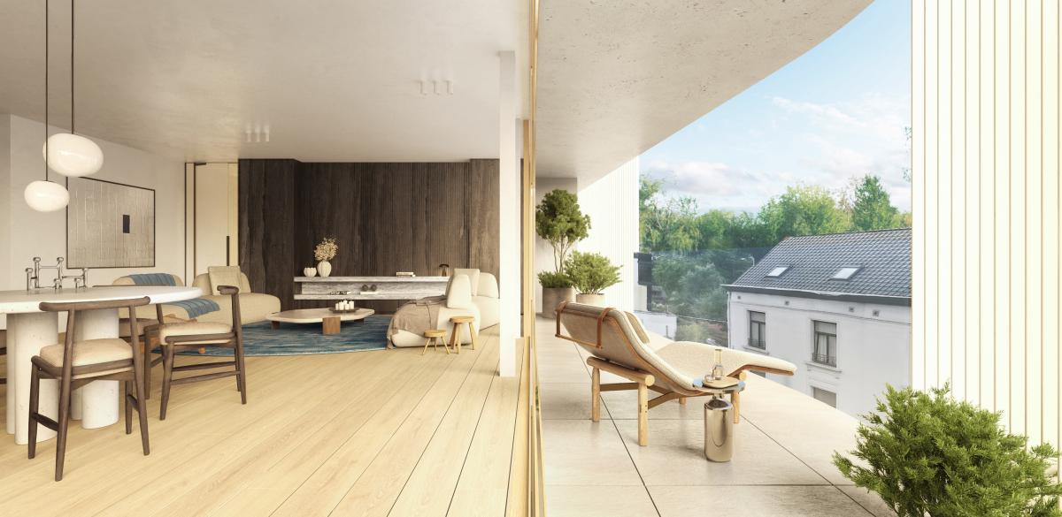 Parc Tenbosch/Châtelain Penthouse neuf 199m² 3ch terr 50m²