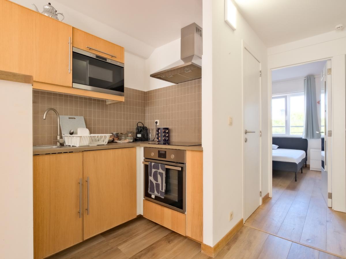 Quartier EU: Penthouse récent avec terrasse de 8 m²
