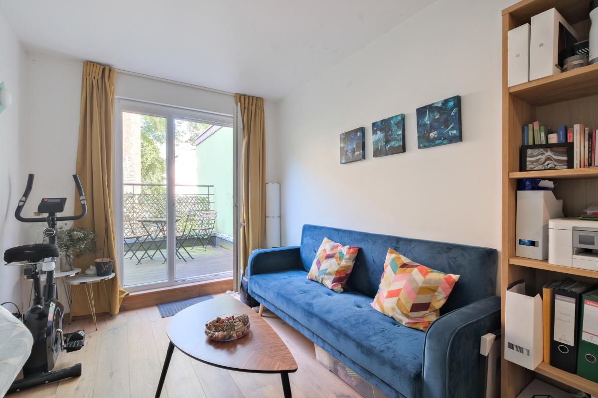 Parlement Européen: Bel appartement récent avec terrasse de 15 m²