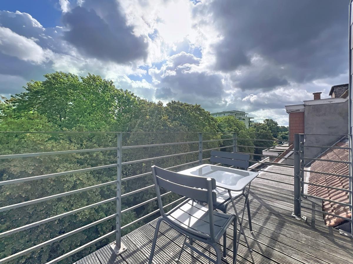 Bois de la Cambre : Magnifique penthouse 1ch + parking