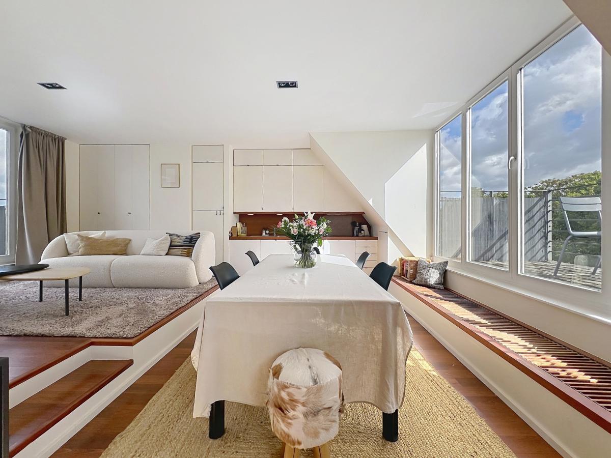 Bois de la Cambre : Magnifique penthouse 1ch + parking
