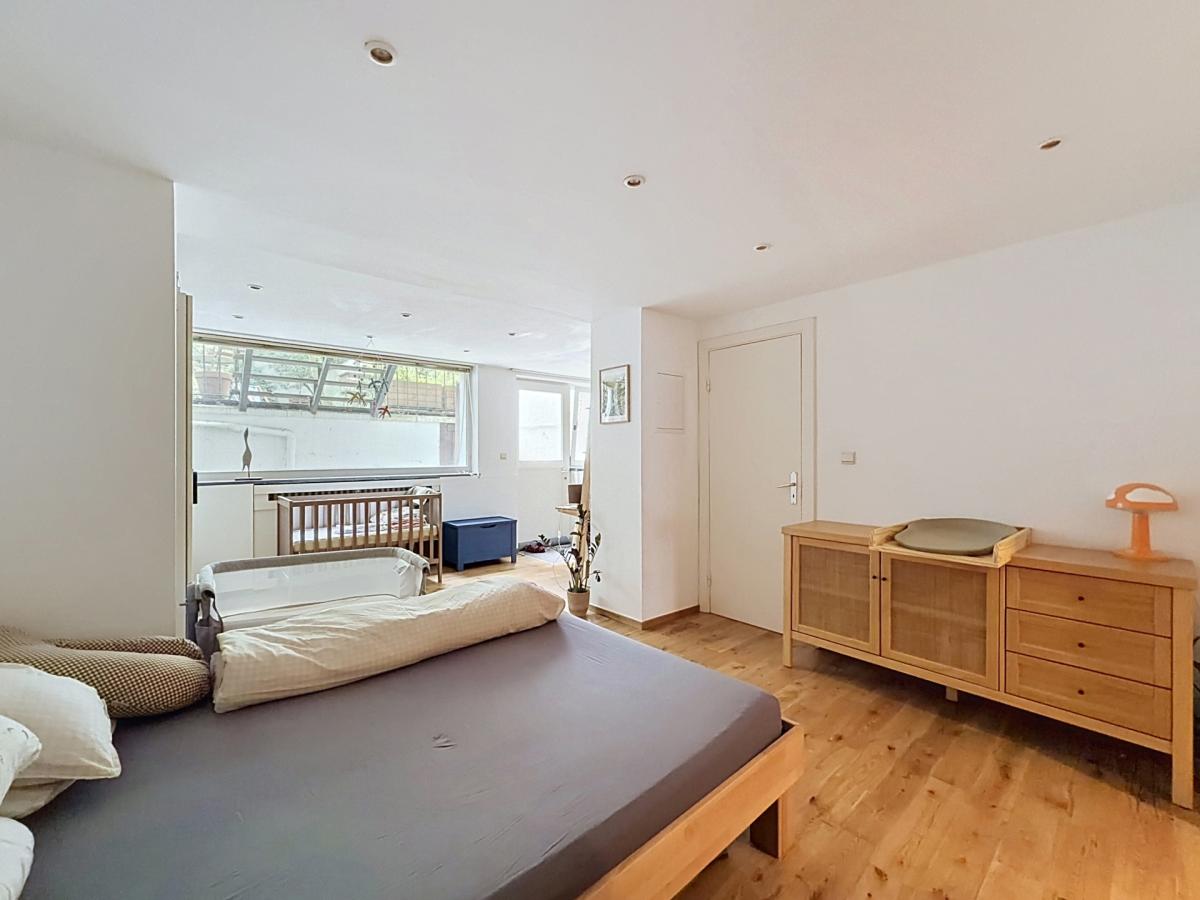 Quartier Brugmann : Duplex 2 chambres avec grand jardin 