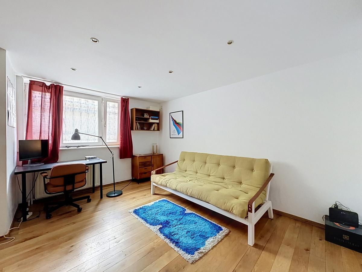 Quartier Brugmann : Duplex 2 chambres avec grand jardin 