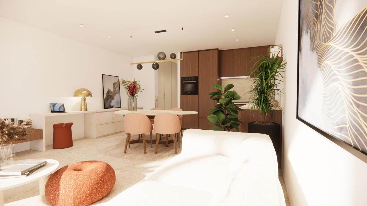 Projet Fantine : appart 88m² 2ch terr 3,7m² 