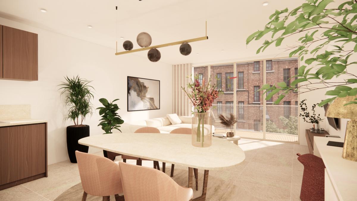 Projet Fantine : appart 88m² 2ch terr 3,7m² 