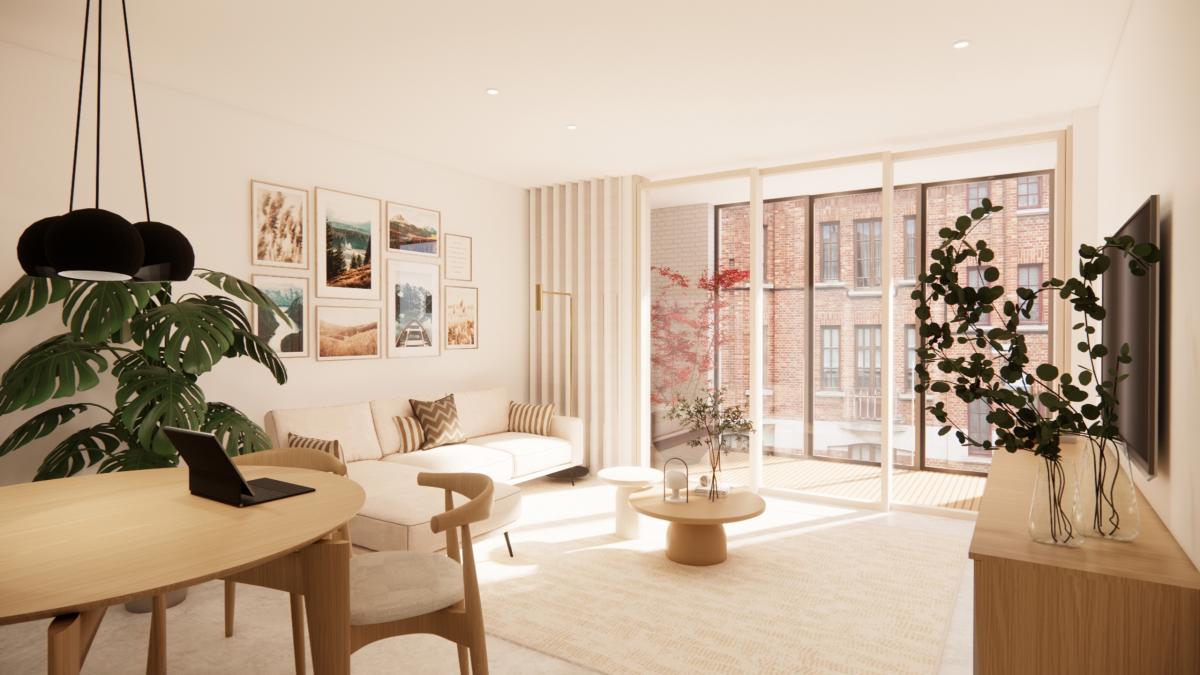 Projet Fantine : appart 67m² 1ch terr 5,7m²