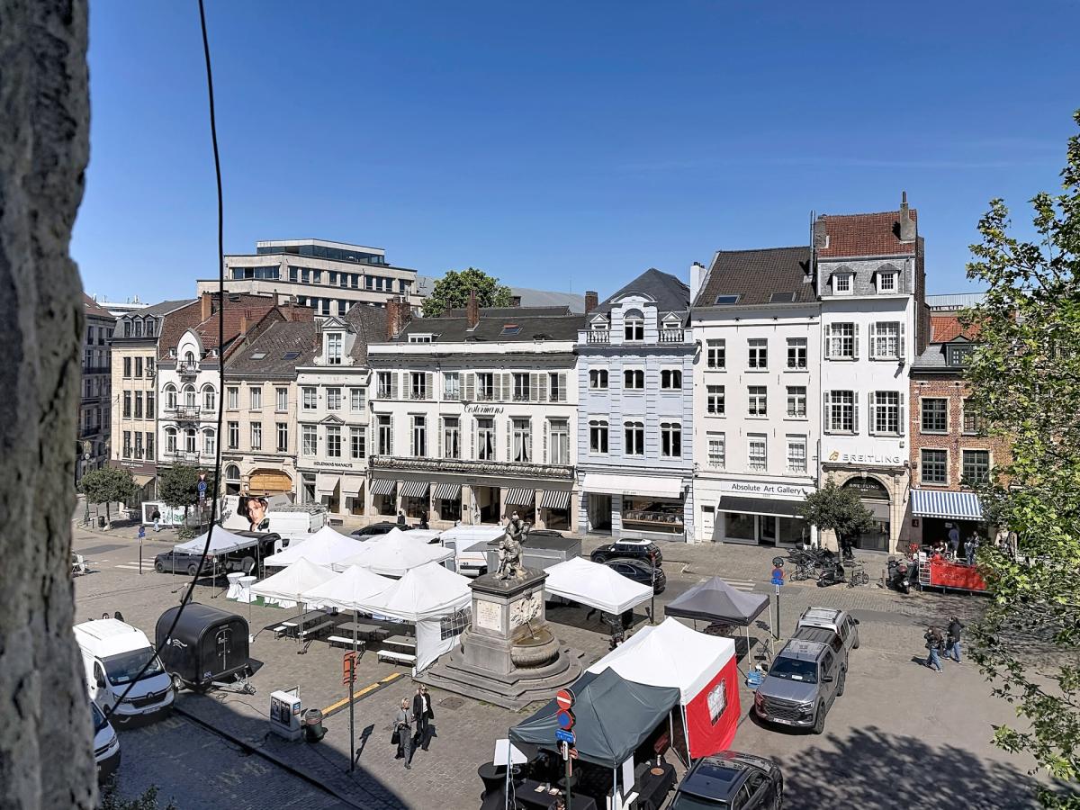 Sablon : Superbe appartement meublé + vue imprenable