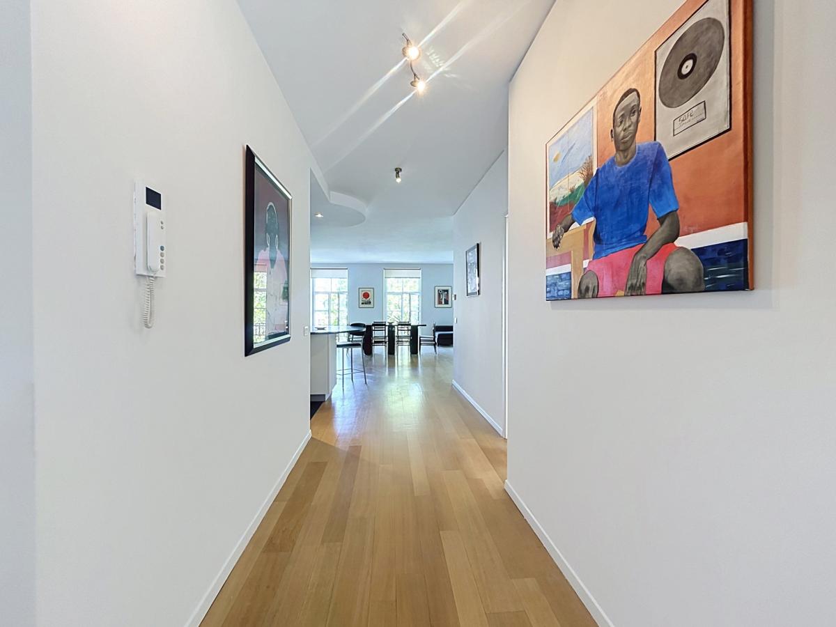 Sablon : Superbe appartement meublé + vue imprenable