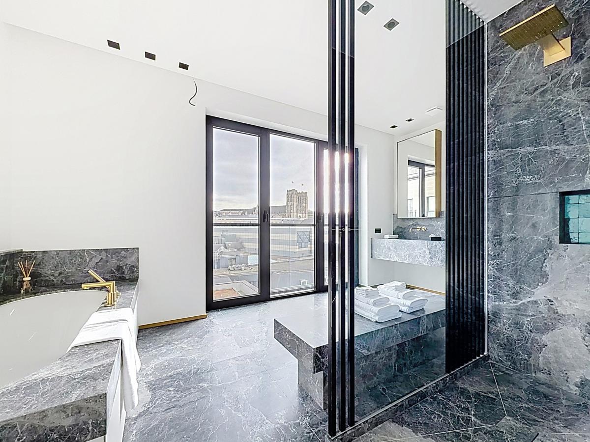 Penthouse d’exception avec terrasses et vue sur Bruxelles