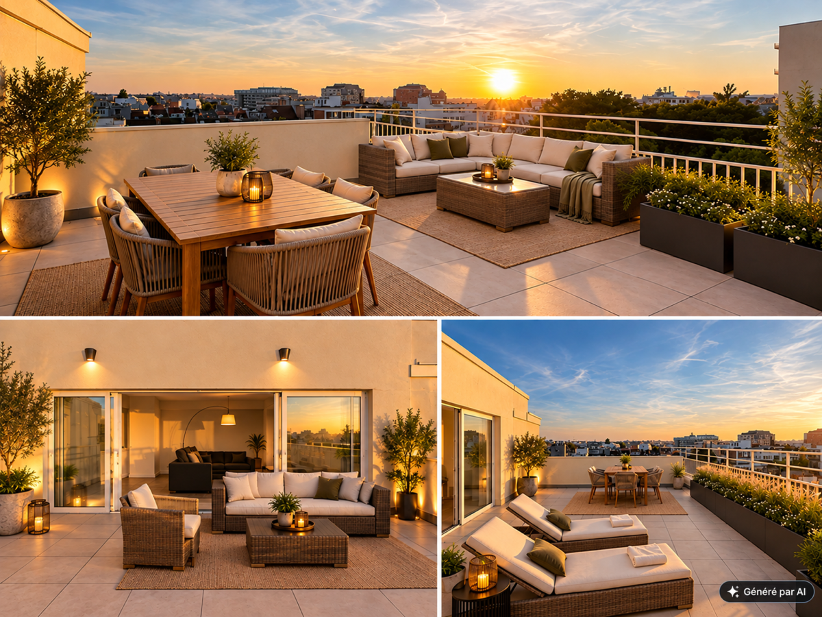 Cinquantenaire – Magnifique penthouse 1 ch. + terrasse