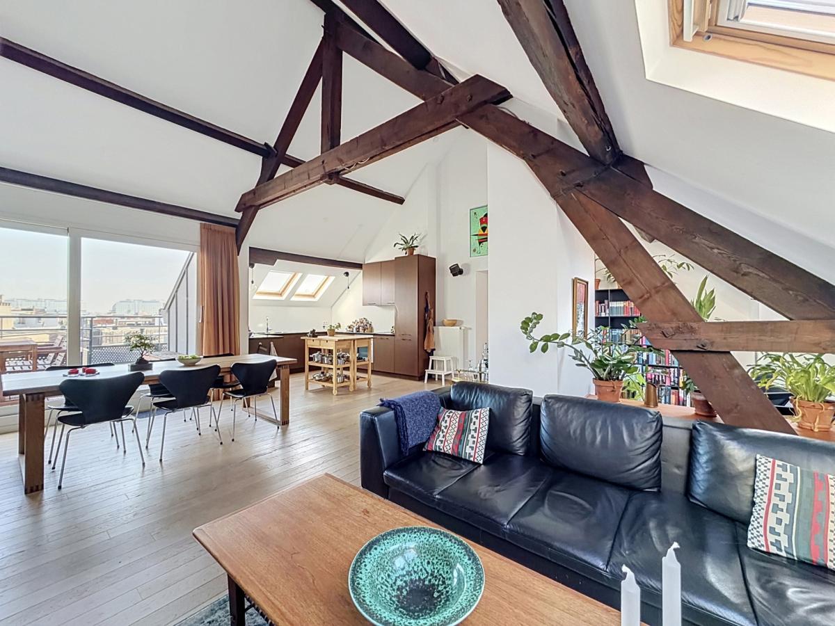 Chaussée d'Ixelles : Sublime penthouse + terrasses