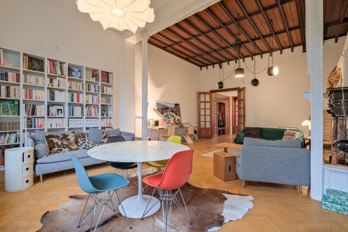 Etangs d'Ixelles, maison de Maître révové de 410 m2  jardin