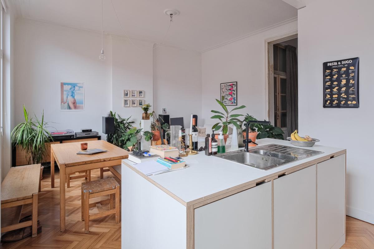 Fernand Cocq : appartement une chambre + bureau et terrasses